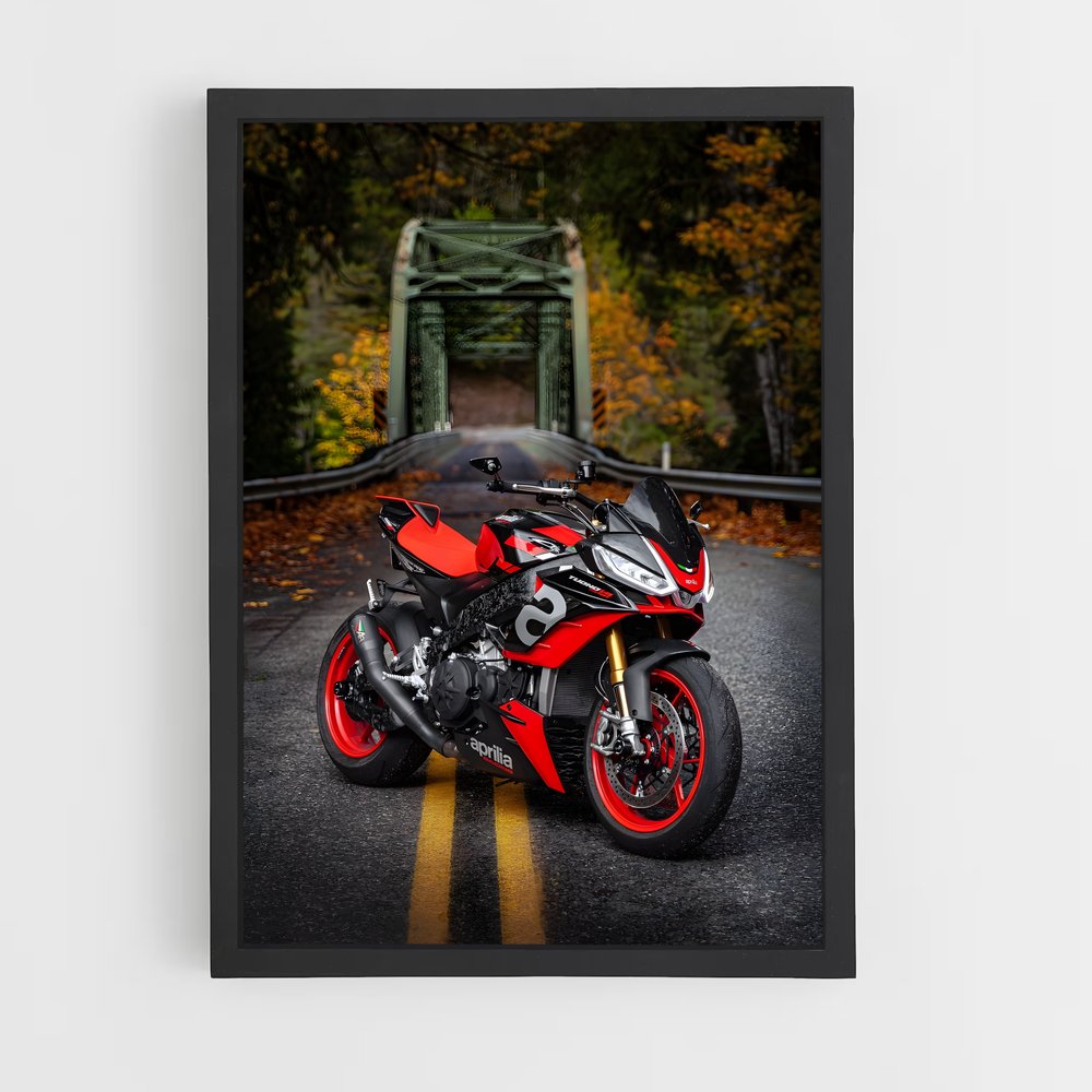 Poster élégant Tuono v – affiche Aprilia (vue 2)